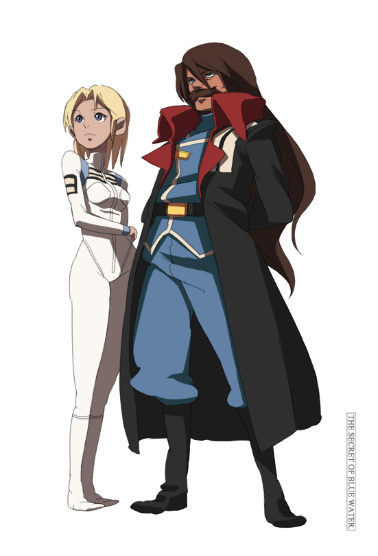 nemo and electra (fushigi no umi no nadia) drawn by yupii