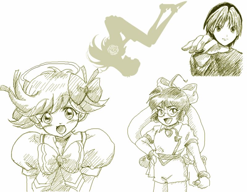 kawakami tomoko (shoujo kakumei utena and 3 more) drawn by ohsakaya