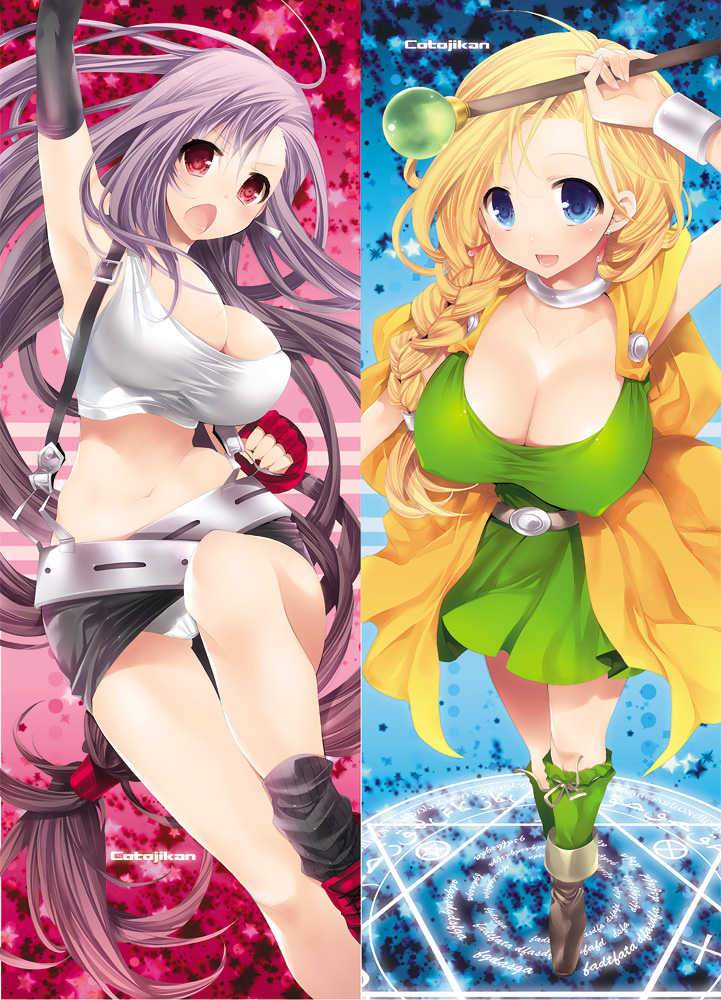 tifa lockhart and bianca (final fantasy and 3 more) drawn by cotoji