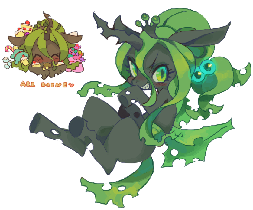 queen chrysalis (my little pony and 1 more) drawn by rikose