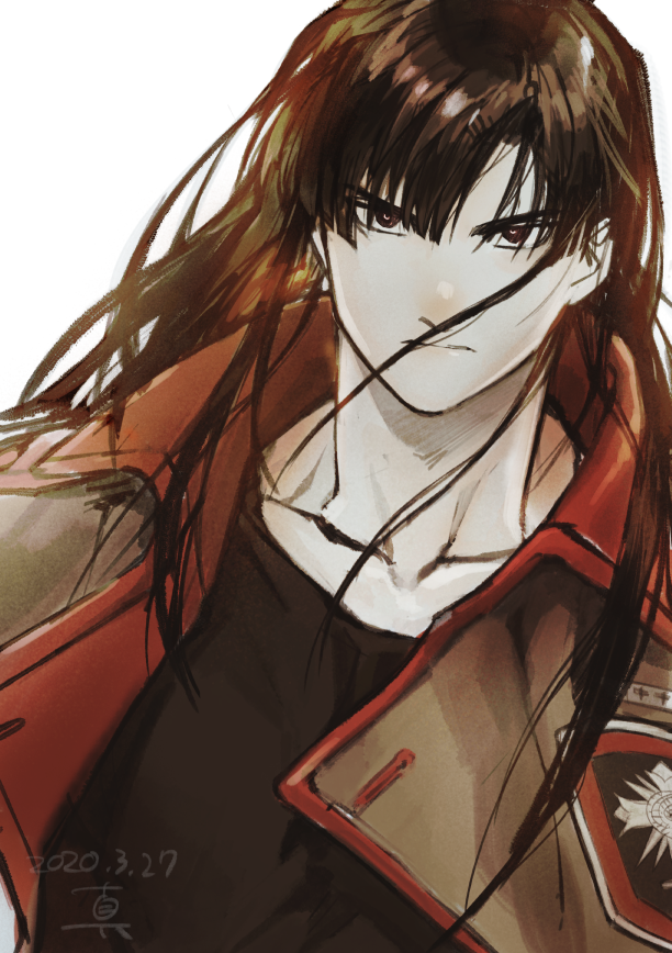 kanda yuu (d.gray-man) drawn by shin_(sinsin12121)