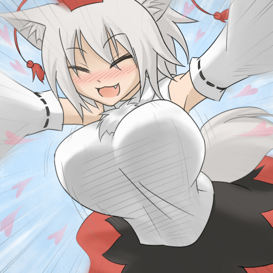 inubashiri momiji (touhou) drawn by oro_(zetsubou_girl)