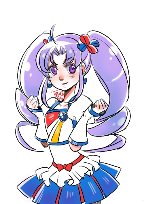 cure honey, hikawa iona, and cure fortune (precure and 1 more) drawn by venuscho