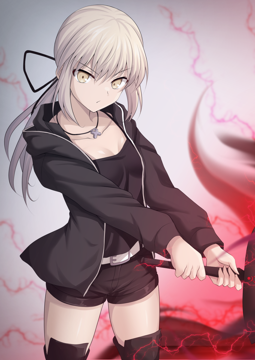 artoria pendragon and saber alter (fate and 1 more) drawn by cross_(crossryou)