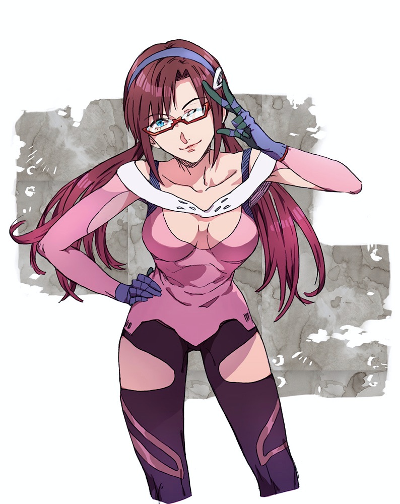 makinami mari illustrious (neon genesis evangelion and 2 more) drawn by ishizaki_miwako