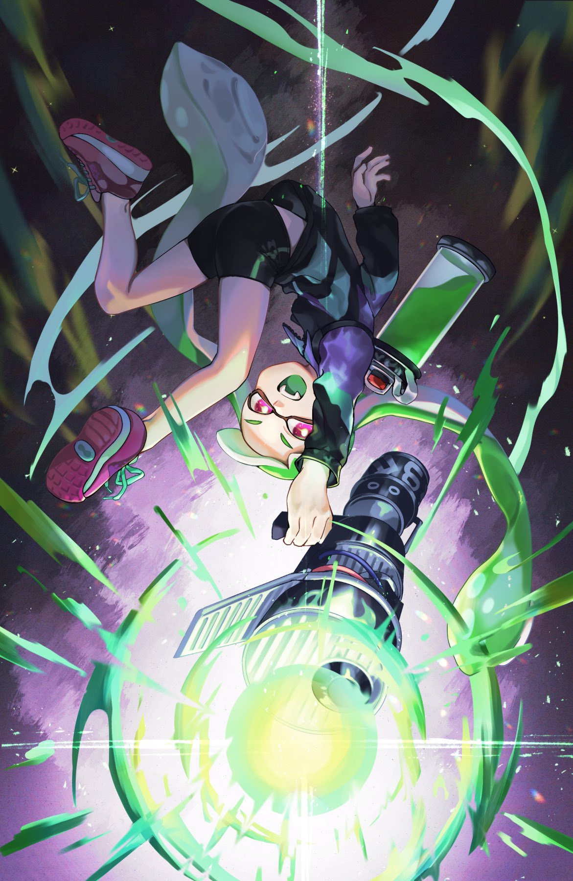 Inkling And Inkling Girl Splatoon And 1 More Drawn By Yamagishi Chihiro Danbooru