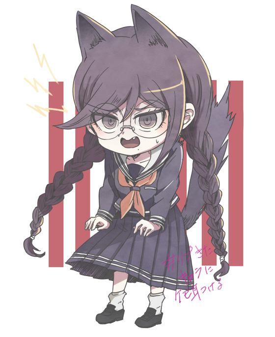 fukawa toko (danganronpa and 1 more) drawn by saita794