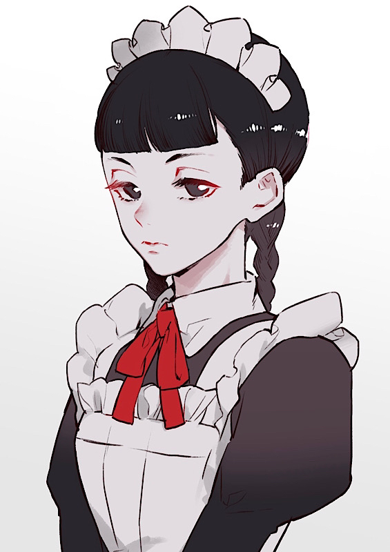 maid juror (ace attorney and 2 more) drawn by noi350