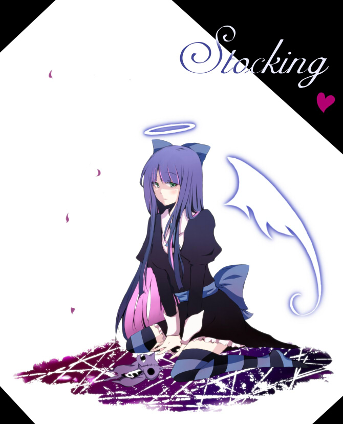 stocking (panty & stocking with garterbelt) drawn by toudou_(dolce)