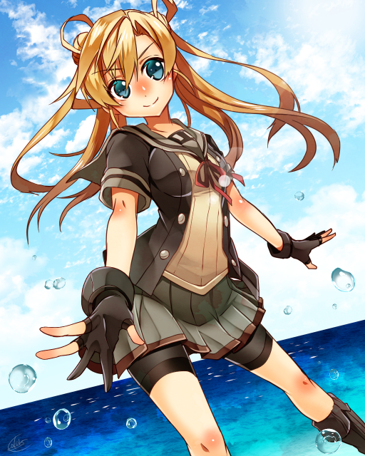 abukuma and abukuma kai ni (kantai collection) drawn by amatsuki_colors