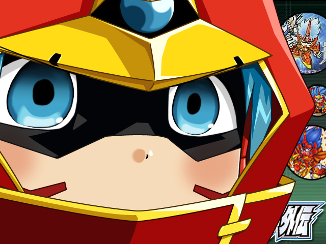 kouta azuma and fighter roar (super robot wars and 3 more)