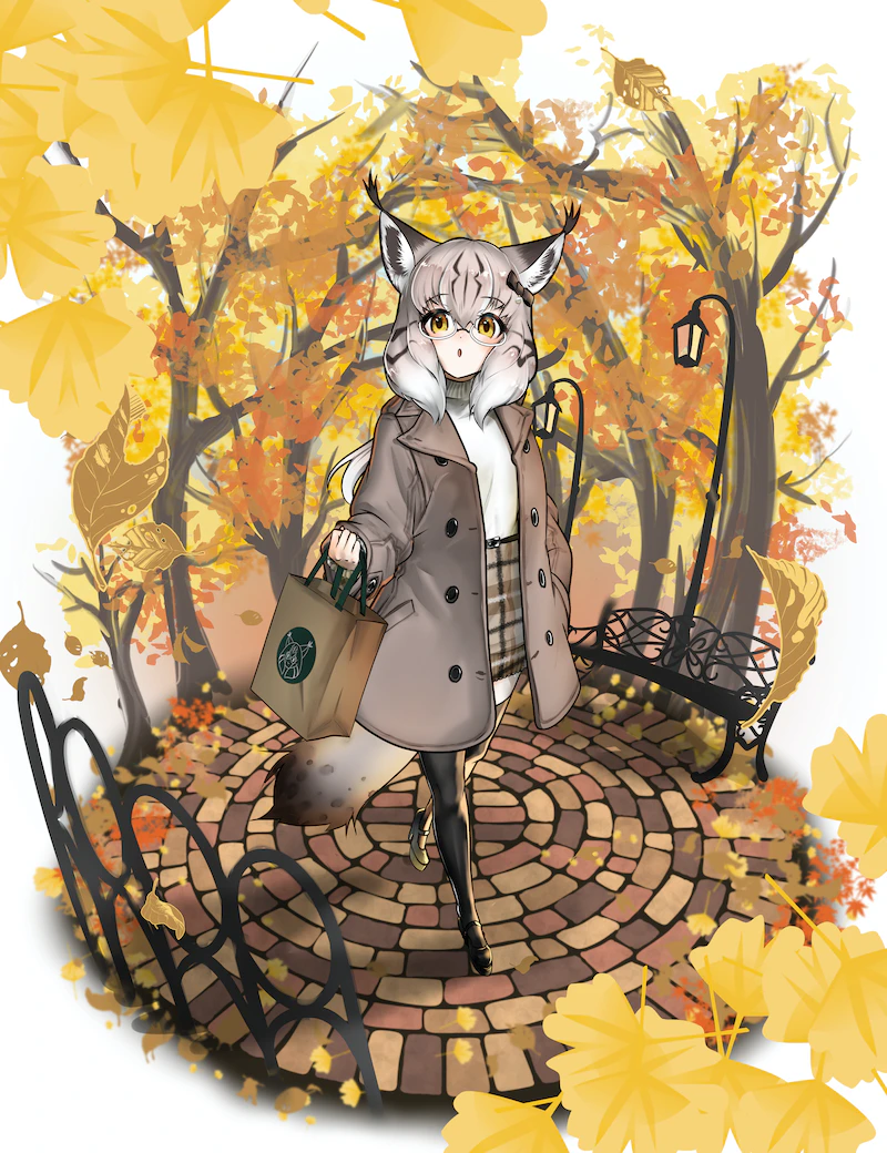 eurasian lynx (kemono friends) drawn by nan_okitsune