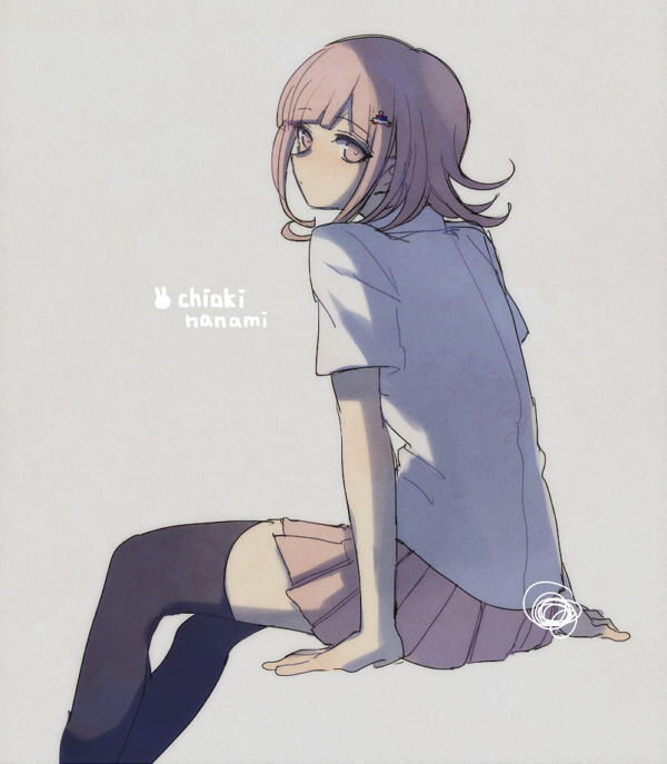 nanami chiaki (danganronpa and 2 more) drawn by heke