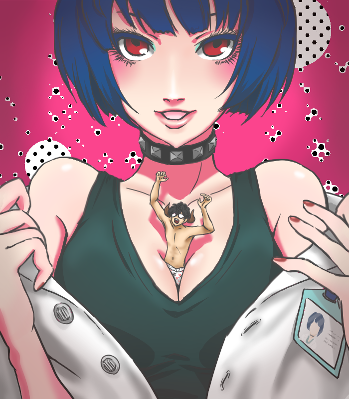 amamiya ren and takemi tae (persona and 3 more) drawn by aka_wakame