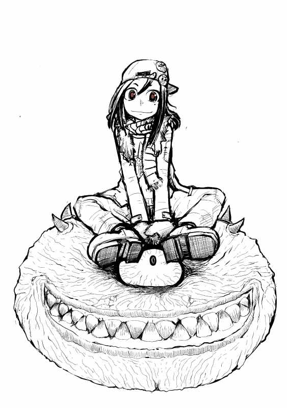 cacodemon (original and 1 more) drawn by eccma417
