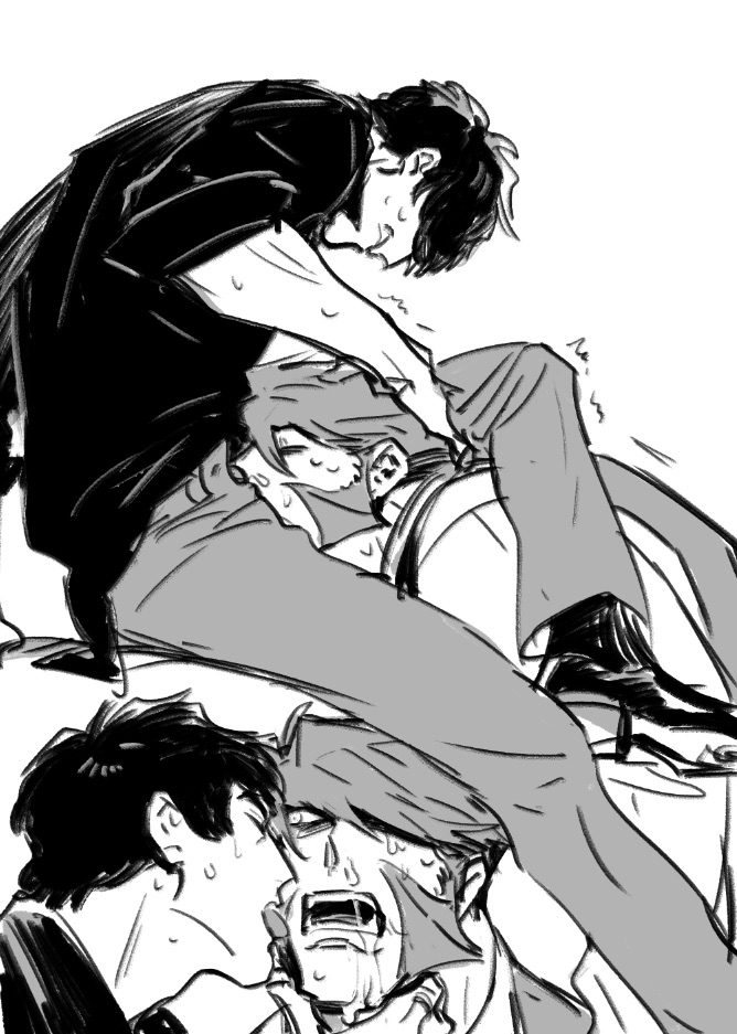 klaus von reinhertz and steven a. starphase (kekkai sensen) drawn by mocoka
