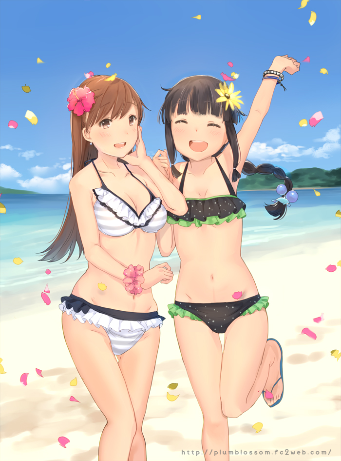 kitakami and ooi (kantai collection) drawn by ume_(plumblossom)