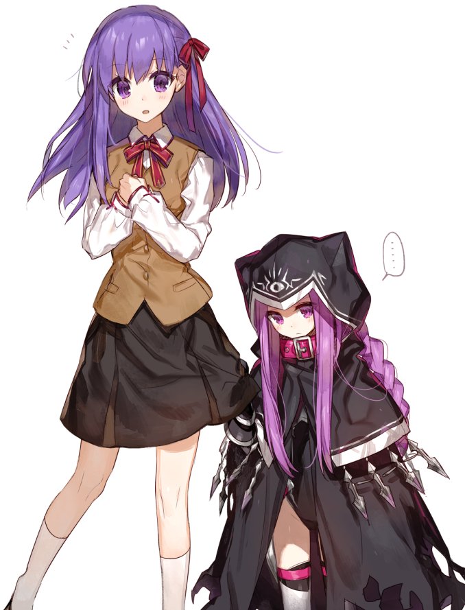matou sakura and medusa (fate and 2 more) drawn by chocoan