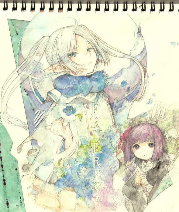 frieren and fern (sousou no frieren) drawn by co-li_star