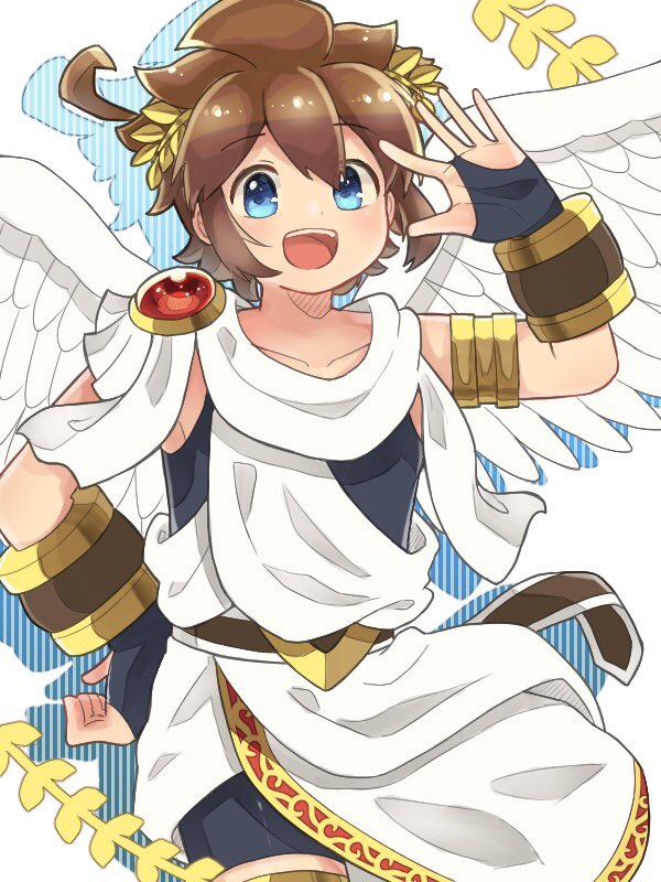 pit (kid icarus and 1 more) drawn by waffuum
