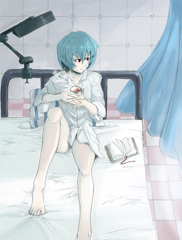 ayanami rei (neon genesis evangelion) drawn by niimori_hiroshi