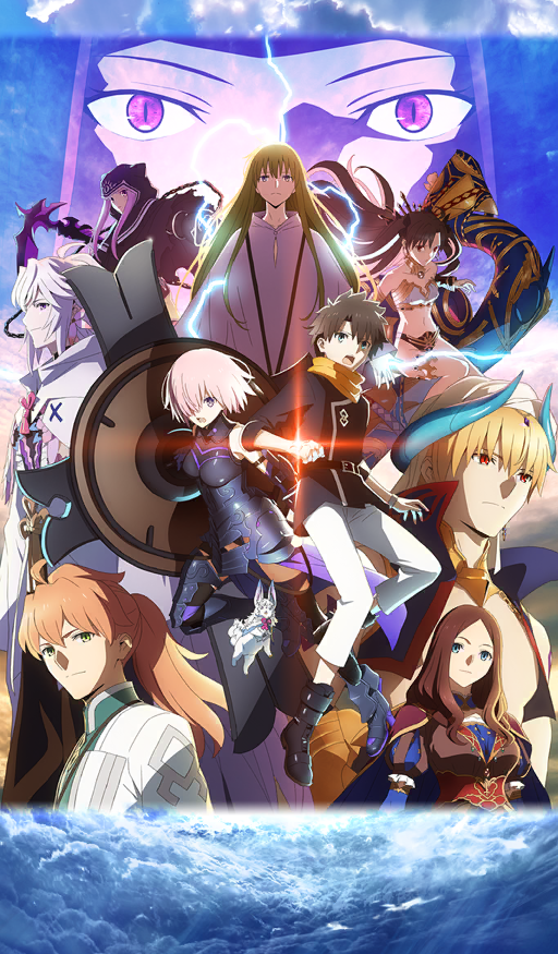 mash kyrielight, fujimaru ritsuka, medusa, ishtar, fou, and 7 more (fate and 1 more) drawn by takase_tomoaki