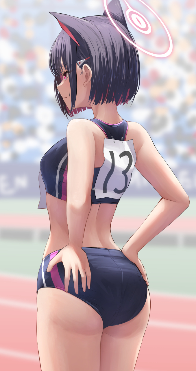 kazusa (blue archive) drawn by silver_bullet_(ecc12_8)