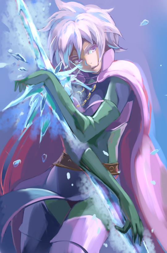 katrina (saga and 1 more) drawn by iwaya
