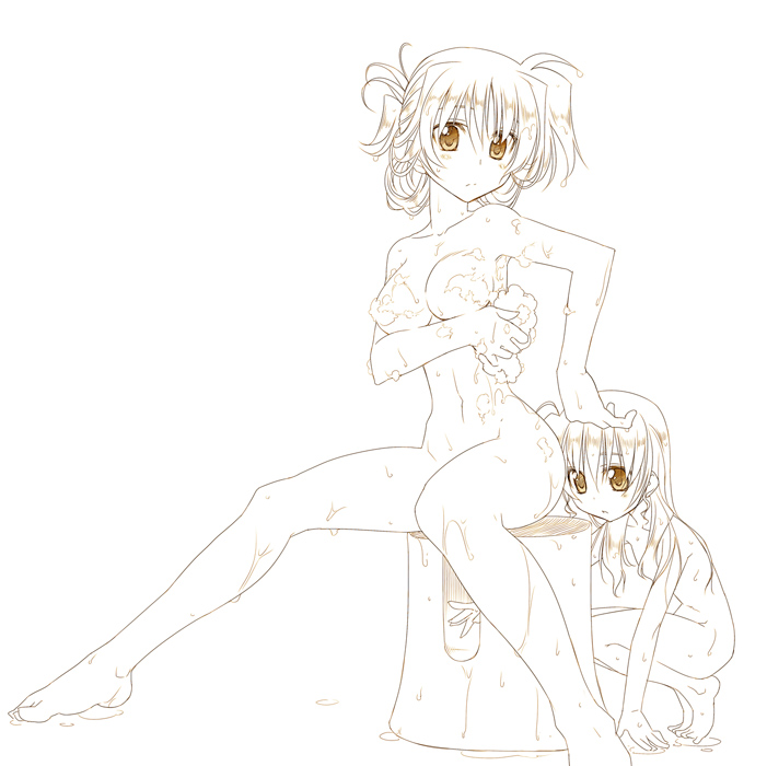fate testarossa and vivio (lyrical nanoha and 1 more) drawn by himura_kiseki