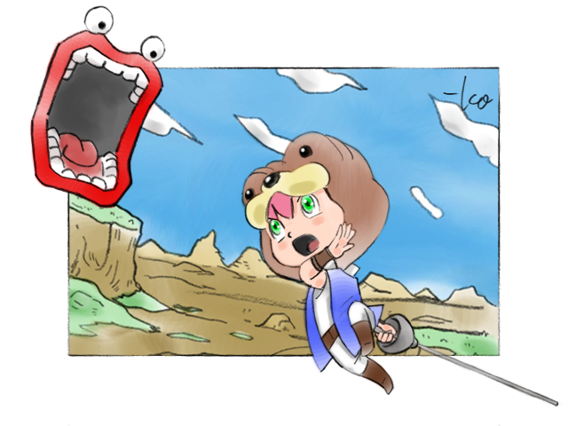 spurdo sparde (original and 1 more) drawn by takeuchi_kou