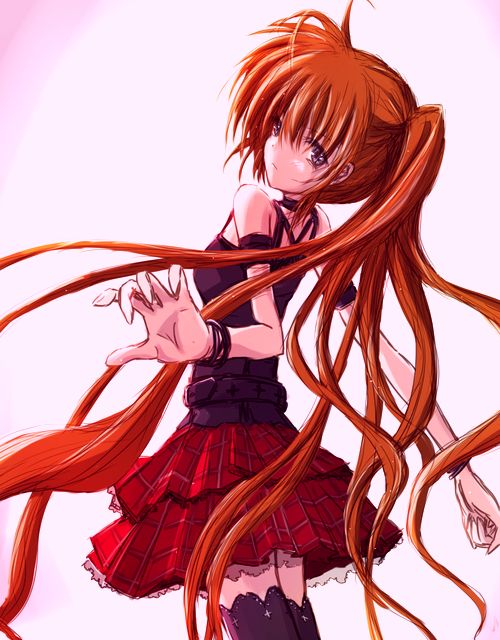 takamachi nanoha (lyrical nanoha and 1 more) drawn by sachiho34