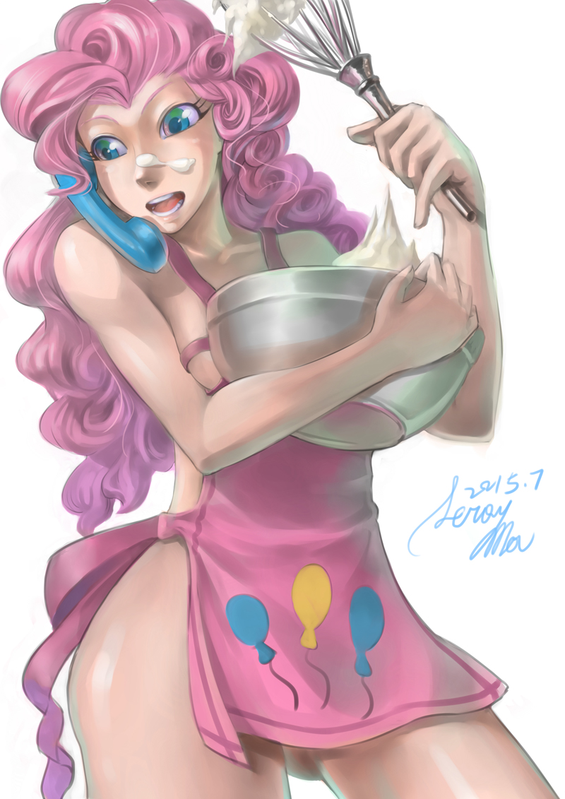 pinkie pie (my little pony and 1 more) drawn by hertro