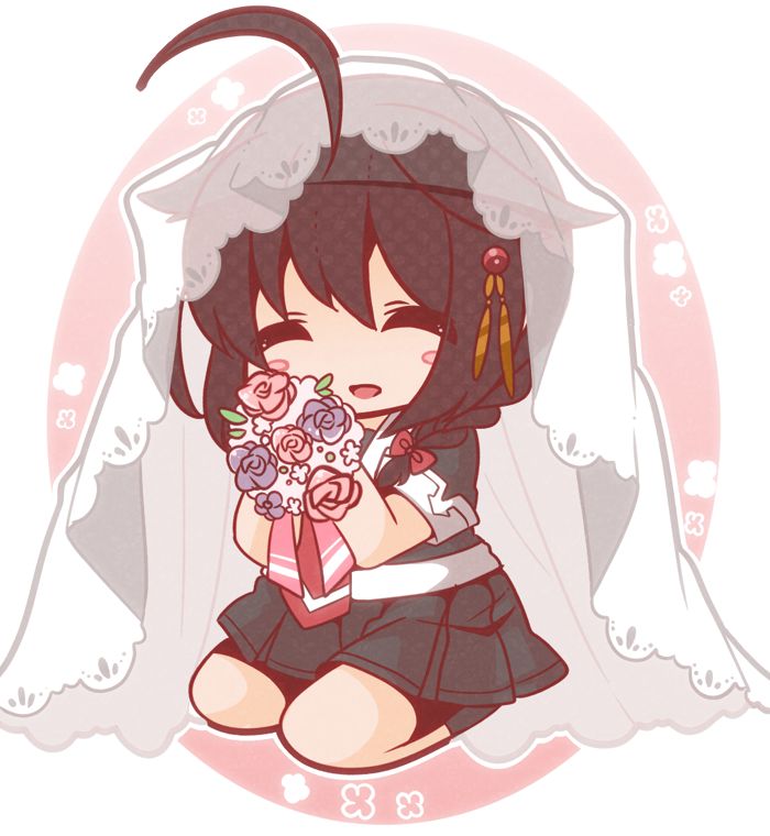 shigure and shigure kai ni (kantai collection) drawn by bloom2425