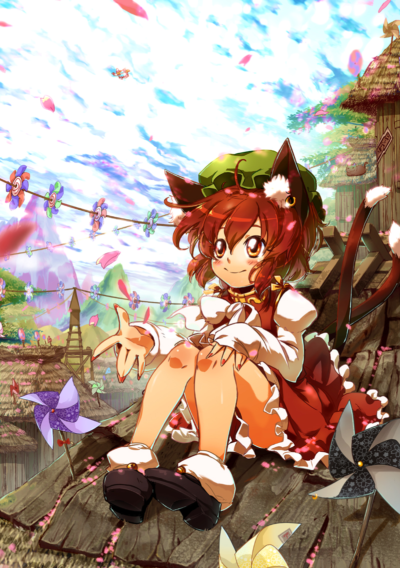 chen and lily white (touhou) drawn by im_(badmasa)
