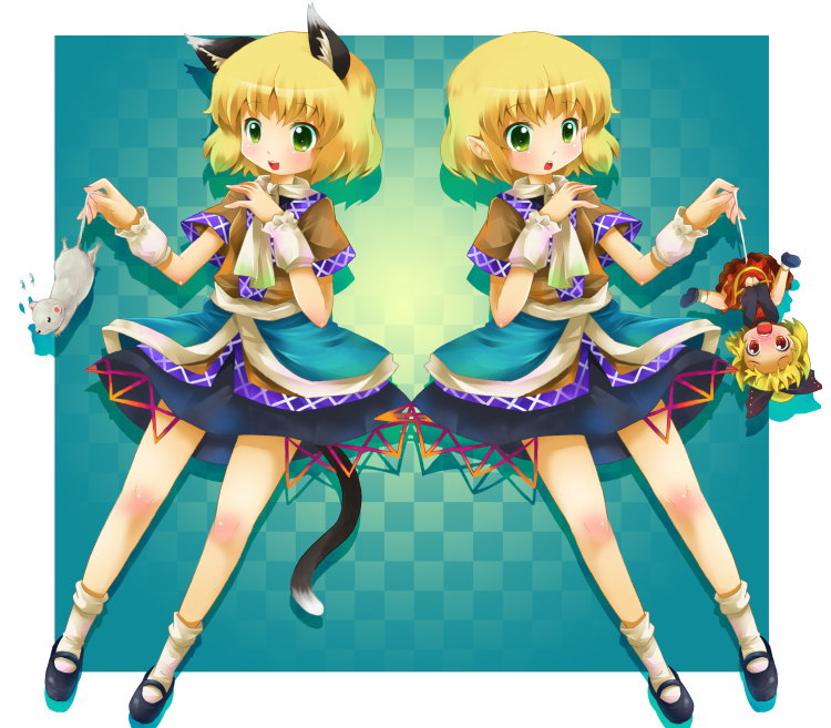mizuhashi parsee and kurodani yamame (touhou) drawn by michii_yuuki