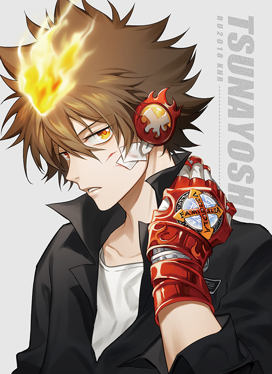 sawada tsunayoshi (katekyo hitman reborn!) drawn by ru_(famia)