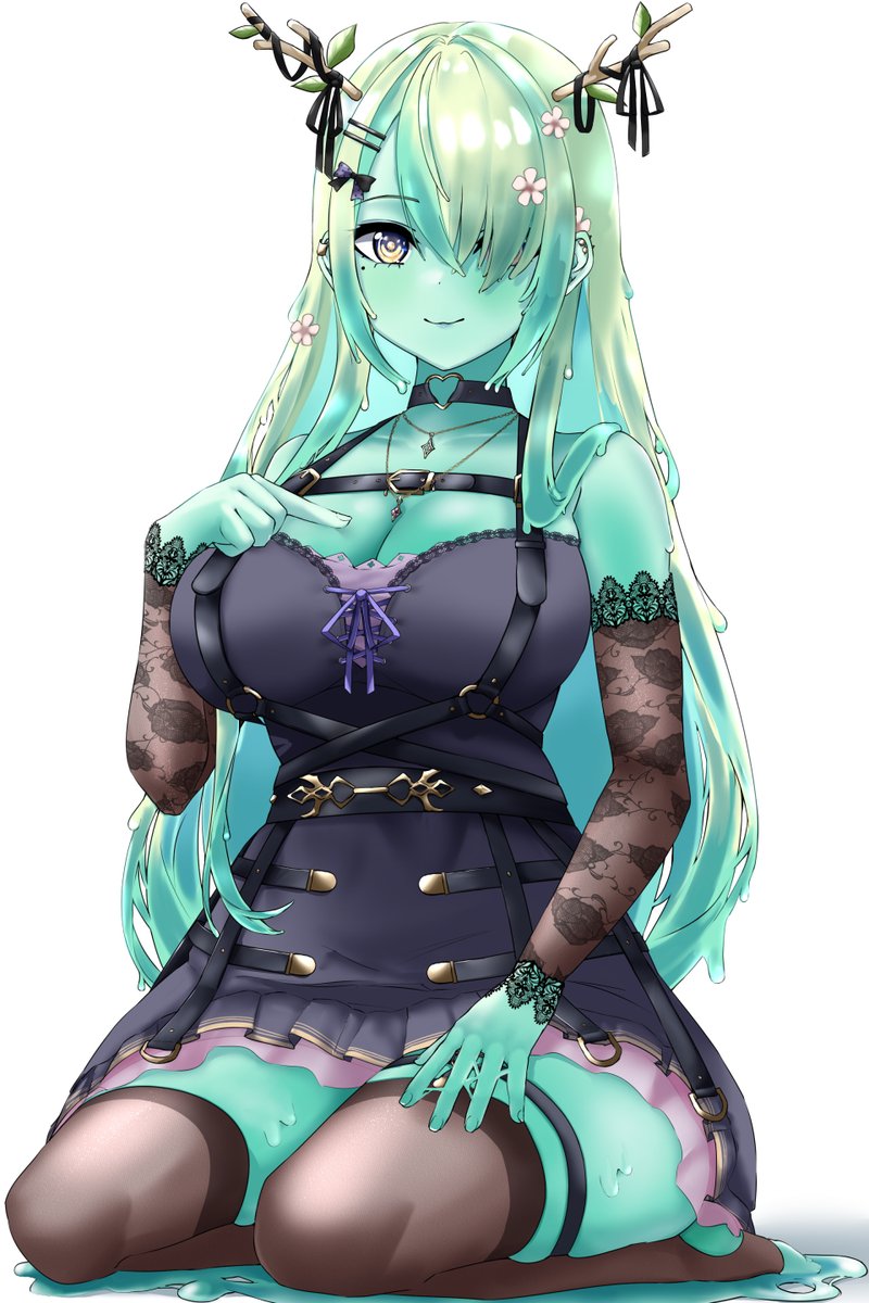 ceres fauna (hololive and 1 more) drawn by aidoruhakase