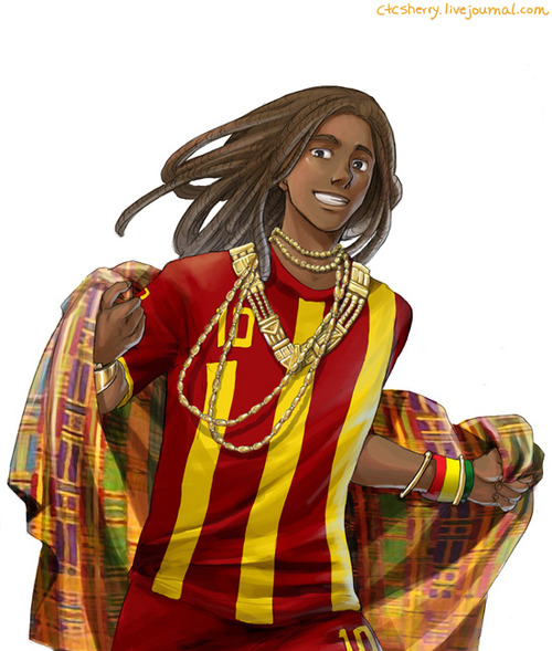 ghana (original and 1 more) drawn by sherry_lai