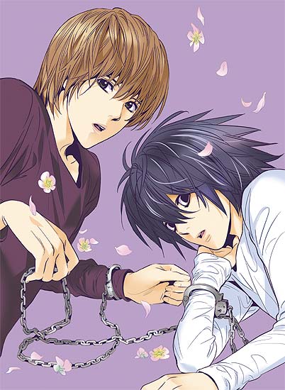 yagami light and l (death note)
