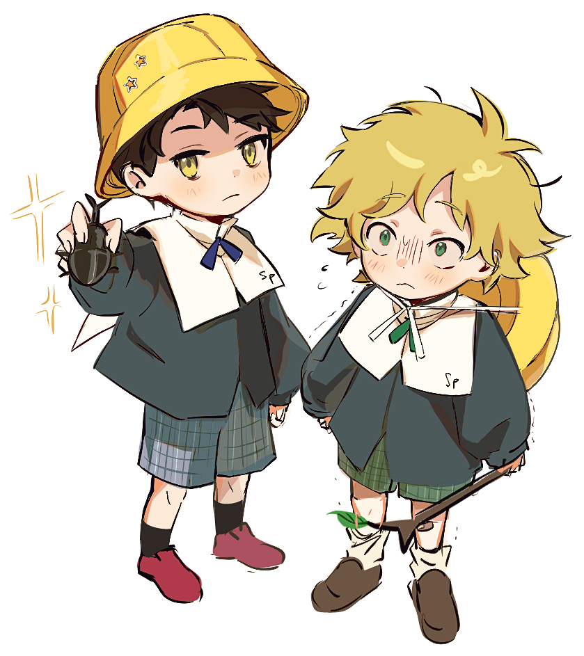 craig tucker and tweek tweak (south park) drawn by yun70