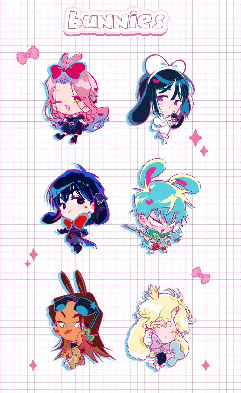 sua, mizi, till, ivan, luka, and 1 more (alien stage) drawn by capybara_roll