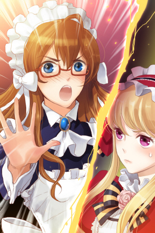 cinia pacifica and chief maid (sword girls) drawn by oro