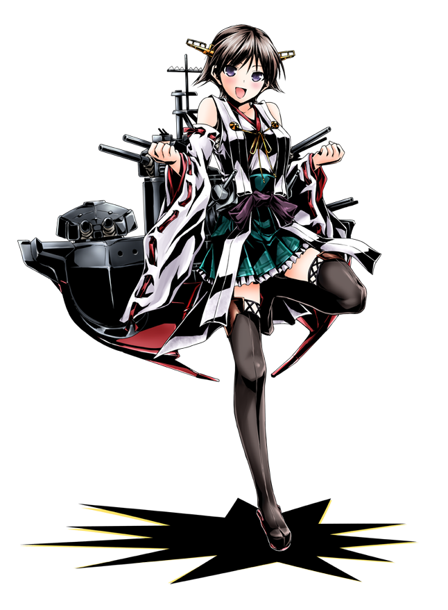 hiei and hiei kai ni (kantai collection) drawn by makishima_rin
