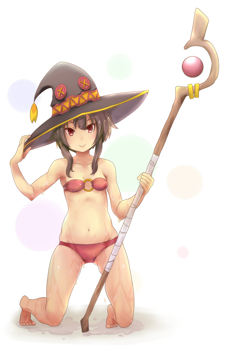 megumin (kono subarashii sekai ni shukufuku wo!) drawn by tomoe_takenari