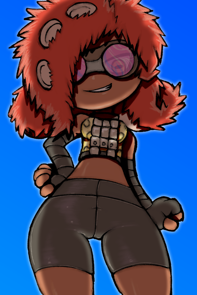 takozonesu and fuzzy octoling (splatoon and 1 more) drawn by beeru_(veil8801)