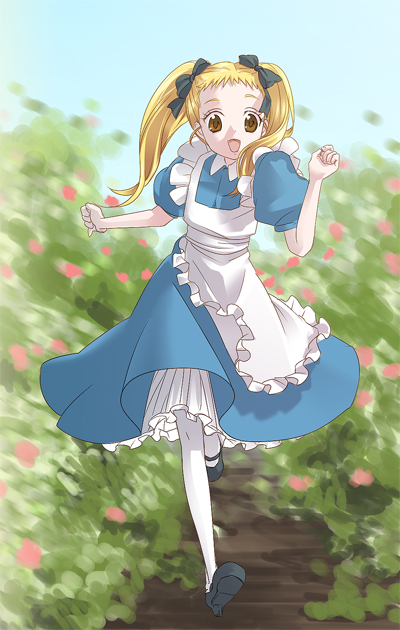 alice (alice's adventures in wonderland) drawn by tomiwo
