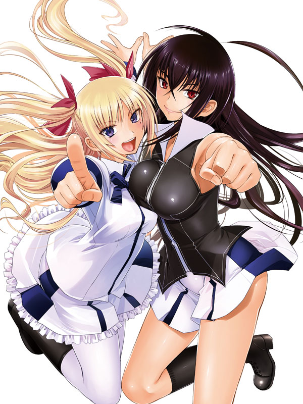 kawakami momoyo and christiane friedrich (maji de watashi ni koi shinasai!) drawn by sasayuki