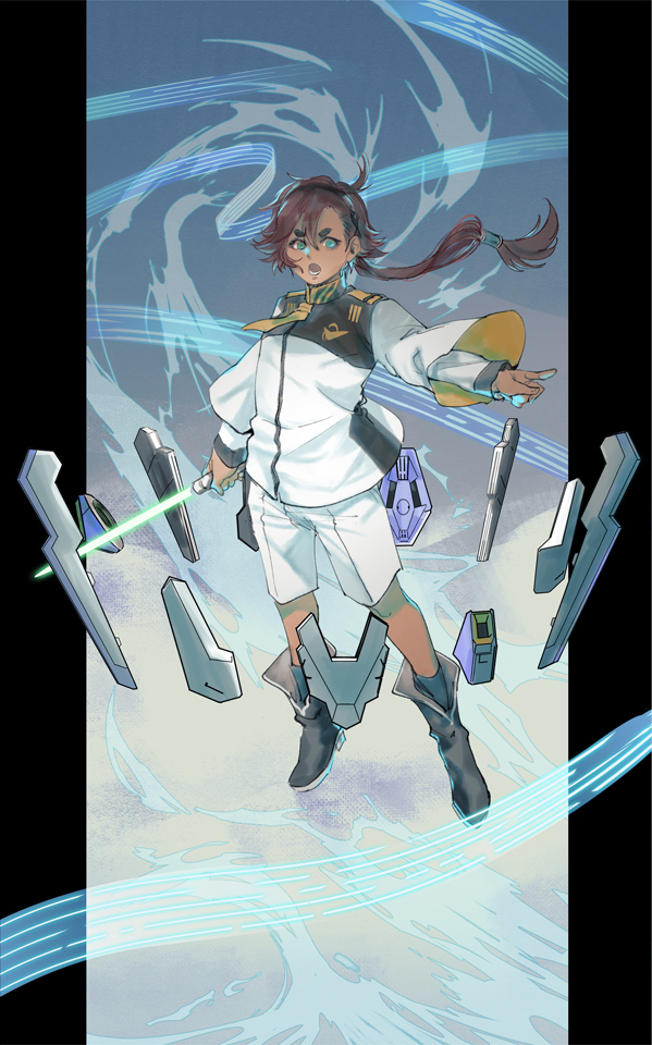 suletta mercury (gundam and 1 more) drawn by mak_(kainemaru)