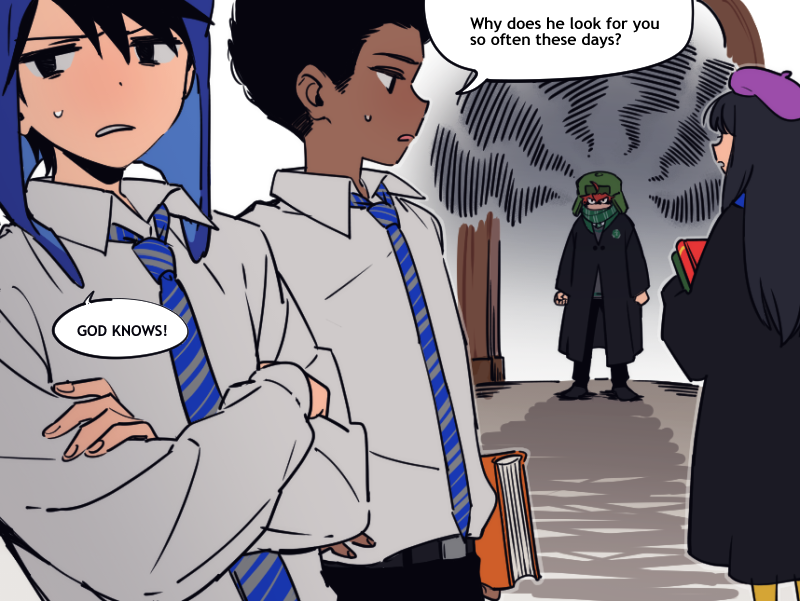 kyle broflovski, craig tucker, wendy testaburger, and token black (wizarding world and 2 more) drawn by ten_(lu2948d)