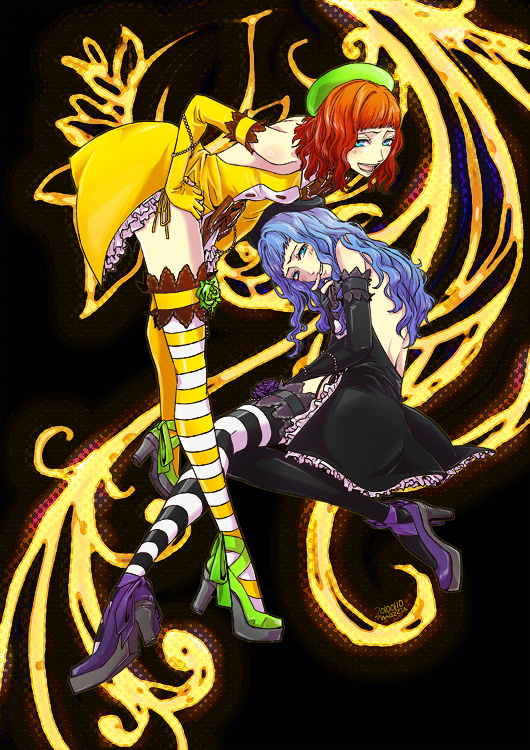 zepar and furfur (umineko no naku koro ni) drawn by mz